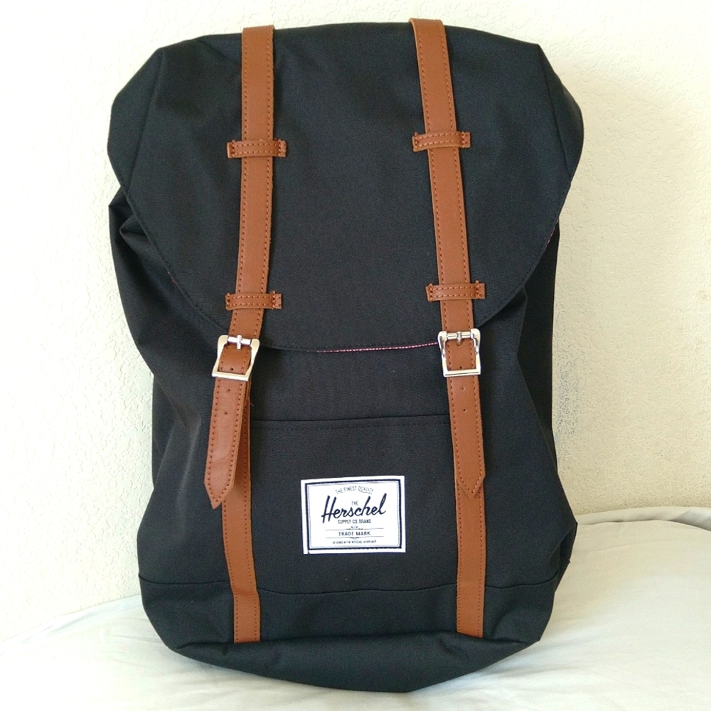 Hershel supply co. Retreat canvas , laptop, travel backpack 19.5L black